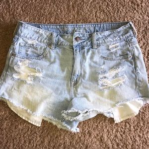 American Eagle Distressed Daisy Duke Shorts